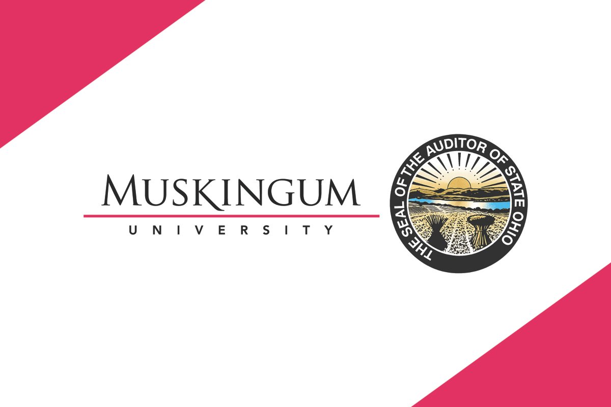 Muskingum University logo with the Ohio Auditor logo