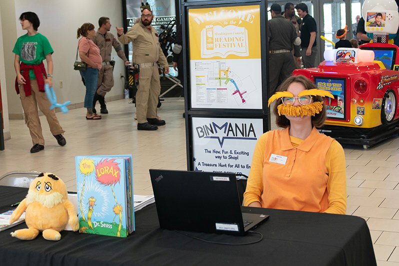 The Lorax visited the MCLS Reading Festival